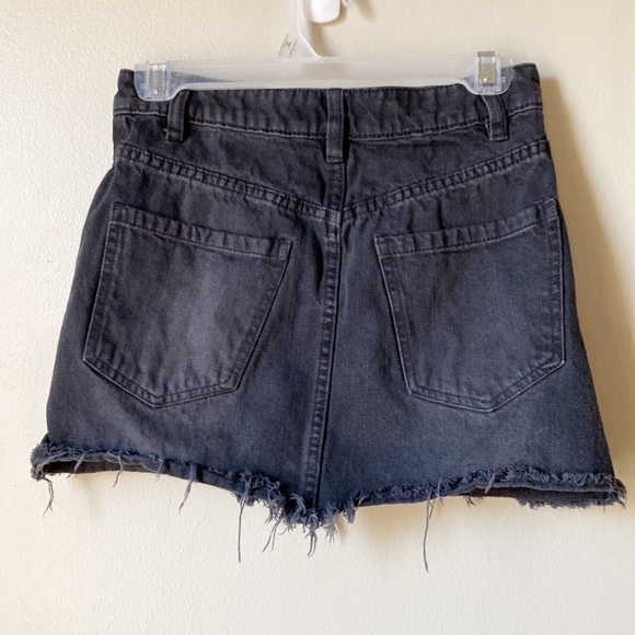 We The Free | Black Denim Mini Skirt - Picture 6 of 7